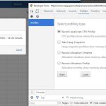 Record JavaSript CPU Profile