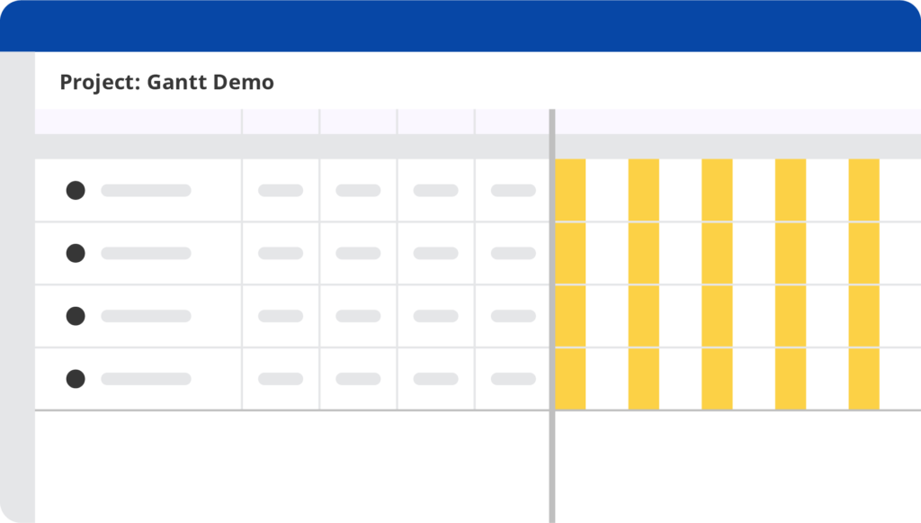 Name Gantt chart