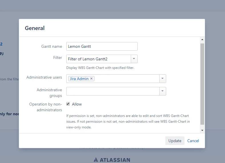 gantt chart editing permission