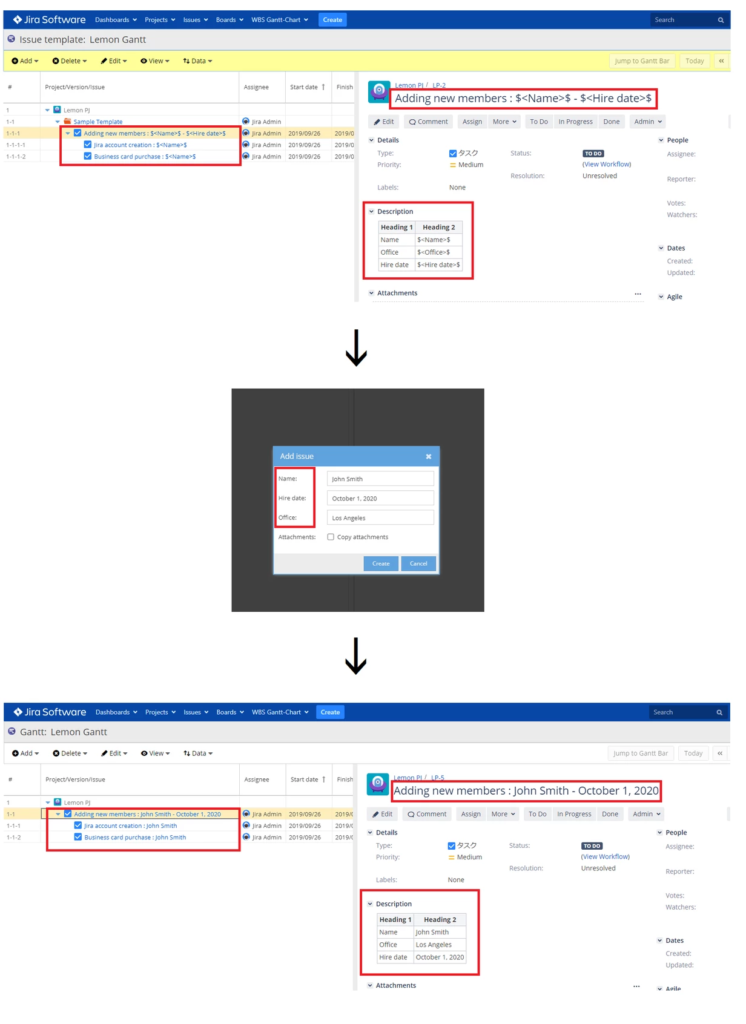 wbs gantt chart 9.11 text replacement