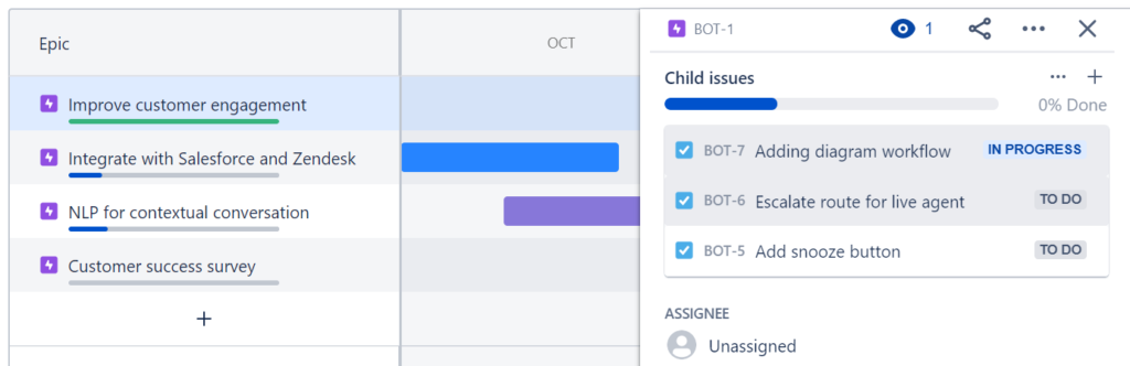 epic - child issues