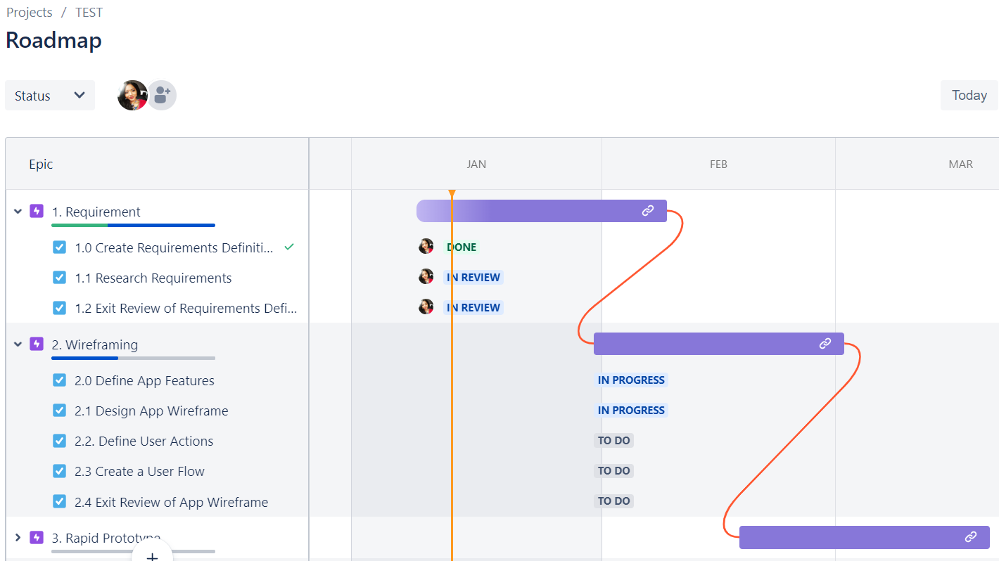 jira api create issue in epic