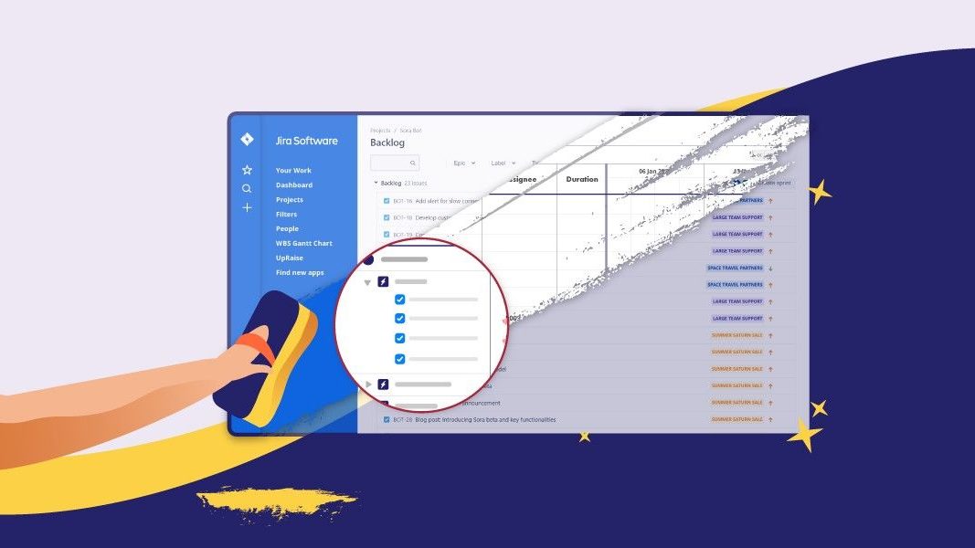 Jira Backlog Grooming Through Work Breakdown Structure