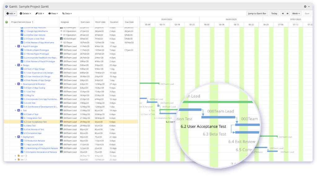 Set issue dependencies in your Jira Gantt Chart