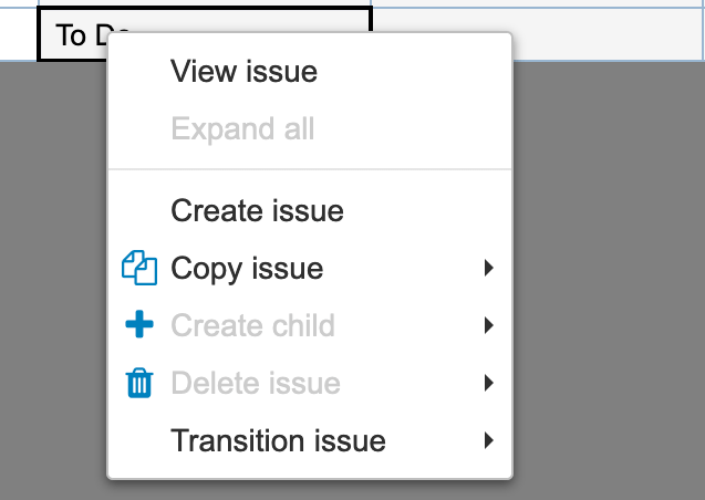 Excel-like Issue Editor for Jira Context Menu