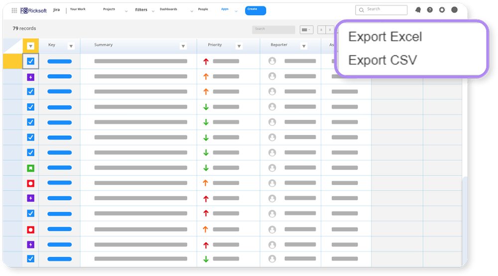 screenshot-quick-issue-export
