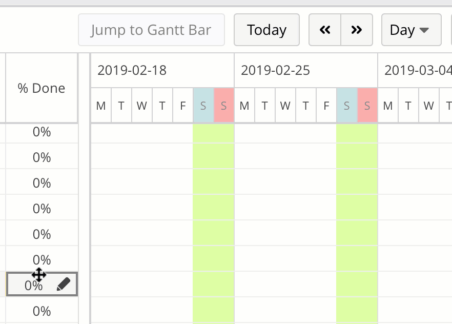 Drag-and-drop function in WBS Gantt-Chart for Jira