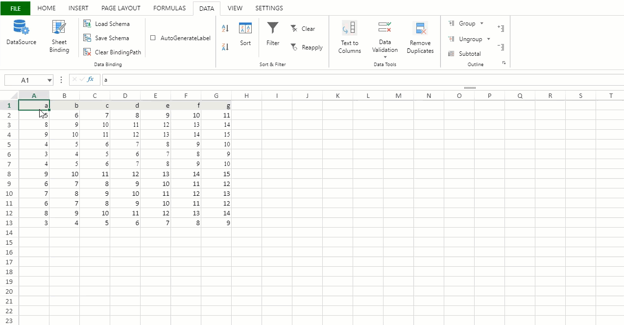 Excel-like Tables for Confluence Remove Duplicate Data