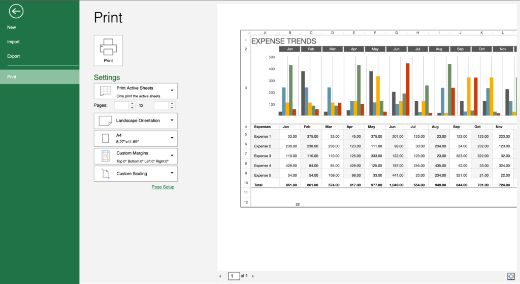 Excel-like Tables for Confluence Print