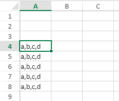 Excel-like Tables for Confluence Splitting Text Data