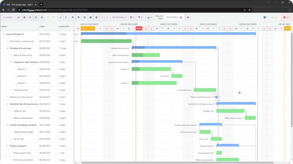 Fullscreen editor allows you to have a complete overview of large timelines.