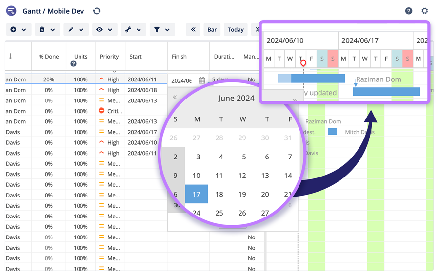 WGC auto-scheduling tasks