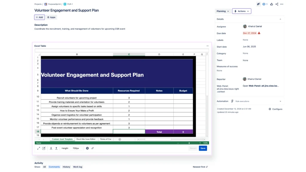 Have powerful tools like Expand Table, Open Fullscreen Editor, Table History, and more conveniently within reach whenever you need it.
